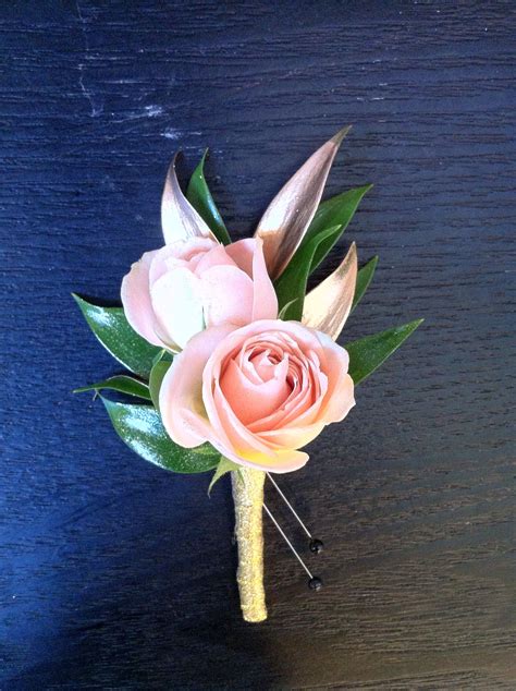 boutonniere rose gold|rose gold boutonniere bouquet.